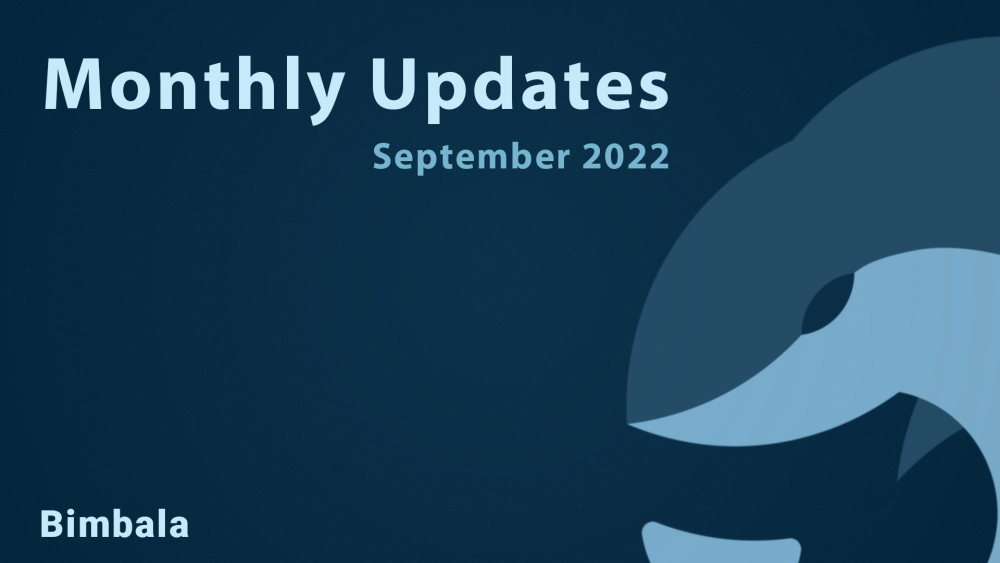 Bimbala update - September 2022