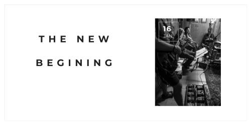 The new "beginning" - blog post cover image